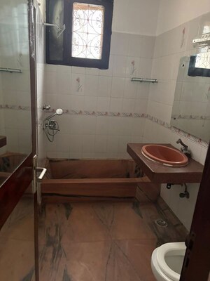 Bathroom in 3 BHK Builder Floor at South Extension ii – for Rent