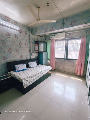 Living Room in 1 BHK Apartment at Bandal Complex, Kothrud – for Rent