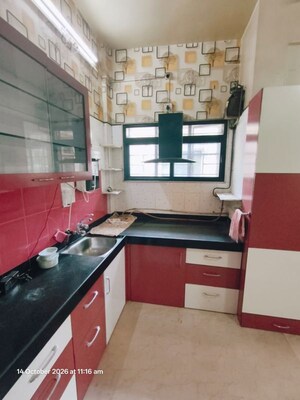 Kitchen in 1 BHK Apartment at Bandal Complex, Kothrud – for Rent