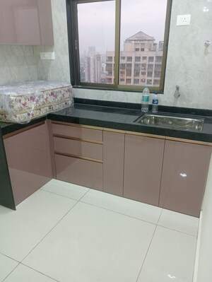 Kitchen in 1 BHK Apartment at Chandak 34 Park Estate, Goregaon West – for Rent