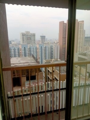 Balcony in 1 BHK Apartment at Chandak 34 Park Estate, Goregaon West – for Rent