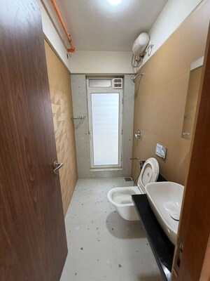 Bathroom in 3 BHK Apartment at BM Satyam Solaris, Deonar – for Rent