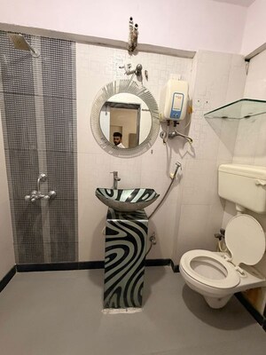 Bathroom in 2 BHK Apartment at PCPL Serene, Malad West – for Rent