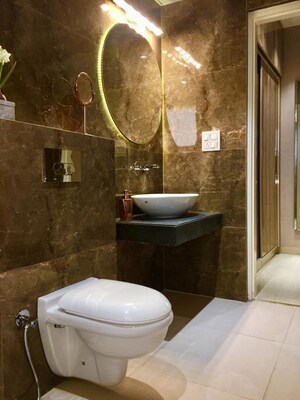 Bathroom in 4 BHK Apartment at Skyline Elevate, Ramgarh Bhudda – for Sale
