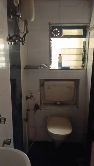 Bathroom in 1 RK Apartment at Rajashree Deep CHS, Kolbad – for Rent