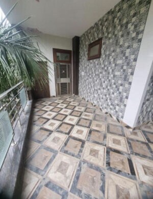 Balcony in 3 BHK Builder Floor at Champa Estate, Mu 1 Greater Noida – for Rent
