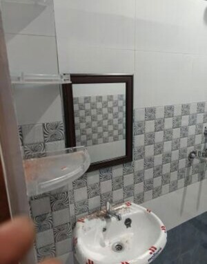 Bathroom in 1 BHK Independent House at Champa Estate, Mu 1 Greater Noida – for Rent
