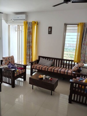 Living Room in 3 BHK Apartment at Guardian Hill Shire, Wagholi – for Rent