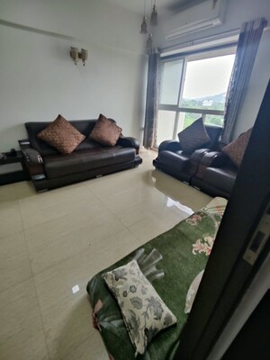Living Room in 1 BHK Apartment at Lodha Belmondo, Gahunje – for Rent