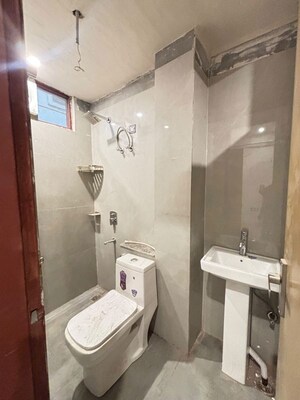 Bathroom in 1 BHK Builder Floor at Chattarpur – for Rent