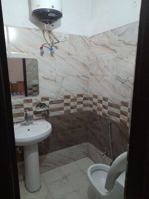 Bathroom in 3 BHK Builder Floor at Vijay Colony – for Rent