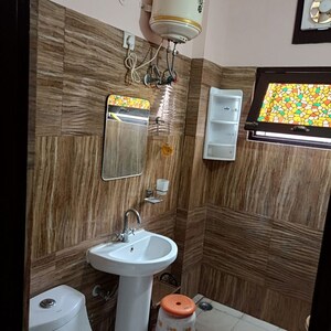 Bathroom in 3 BHK Builder Floor at Vijay Colony – for Rent