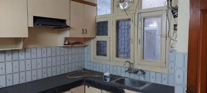 Kitchen in 4 BHK Builder Floor at Greater Kailash – for Rent