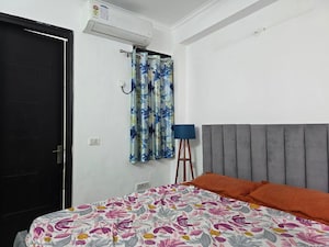 Bedroom in 1 BHK Builder Floor at Chattarpur – for Rent