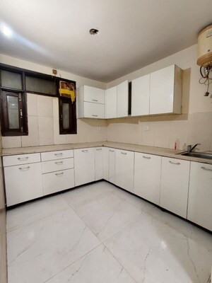 Kitchen in 1 BHK Builder Floor at Chattarpur – for Rent