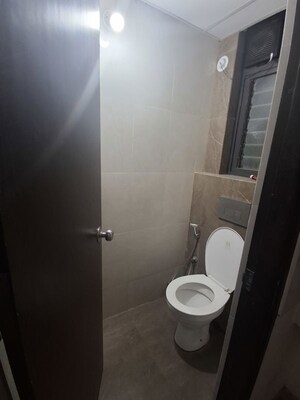 Bathroom in 1 BHK Apartment at Shapoorji Pallonji Joyville, Virar West – for Rent