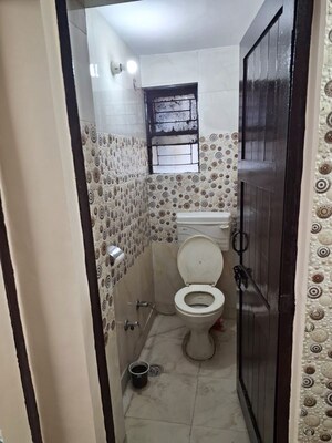 Bathroom in 3 BHK Builder Floor at Rohini Sector 3 – for Rent