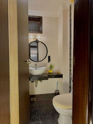 Bathroom in 3 BHK Builder Floor at Chittaranjan Park – for Sale