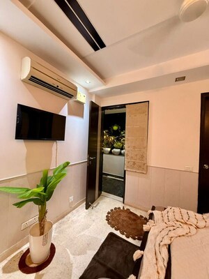 Living Room in 3 BHK Builder Floor at Chittaranjan Park – for Sale