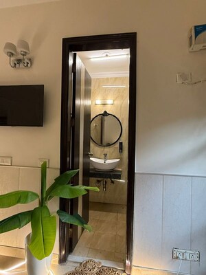 Bathroom in 3 BHK Builder Floor at Chittaranjan Park – for Sale