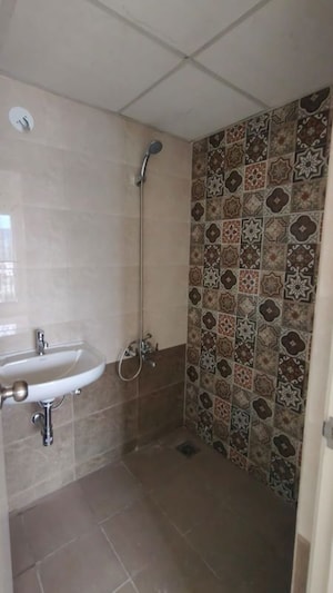 Bathroom in 2 BHK Apartment at Mahindra Happinest Tathawade Phase 1, Tathawade – for Rent