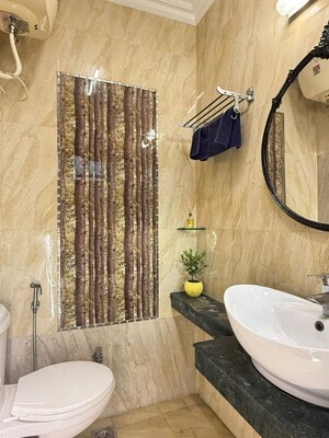 Bathroom in 3 BHK Builder Floor at Chittaranjan Park – for Rent