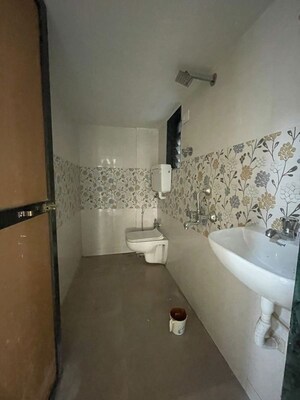 Bathroom in 1 BHK Apartment at Vasai West – for Rent