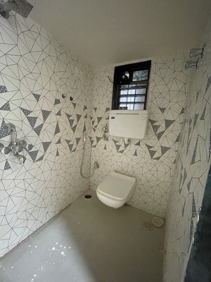 Bathroom in 1 BHK Apartment at Vasai West – for Rent