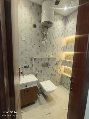Bathroom in 3 BHK Builder Floor at Bali Nagar – for Rent