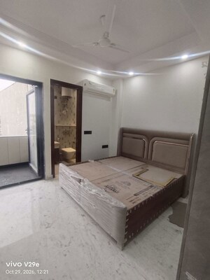 Bedroom in 3 BHK Builder Floor at Bali Nagar – for Rent