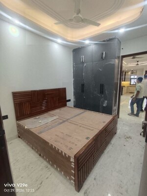 Bedroom in 3 BHK Builder Floor at Bali Nagar – for Rent