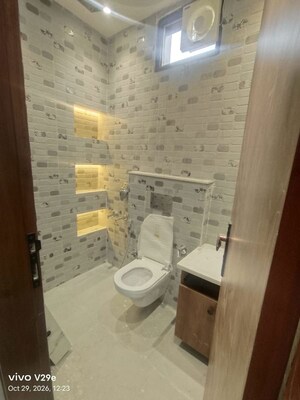 Bathroom in 3 BHK Builder Floor at Bali Nagar – for Rent