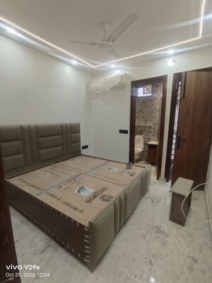 Bedroom in 3 BHK Builder Floor at Bali Nagar – for Rent