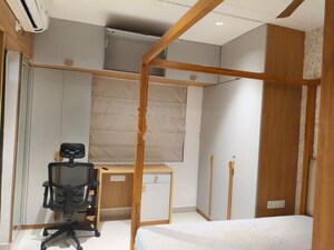 Staircase in 2 BHK Apartment at Greenmark Mayfair Apartments, Tellapur – for Rent