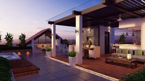 Terrace in 3 BHK Penthouse at Panjim – for Sale