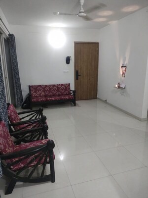 Living Room in 2 BHK Apartment at Rama Fusion Towers, Hinjewadi – for Rent