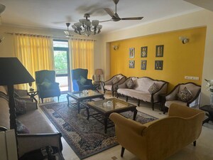 Living Room in 4 BHK Villa at Nirvana Country – for Rent
