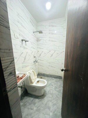 Bathroom in 1 BHK Builder Floor at Neb Sarai – for Rent
