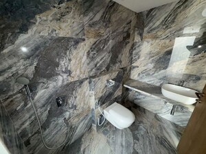 Bathroom in 2 BHK Apartment at NL Krishna, Dahisar East – for Rent