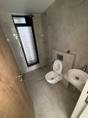 Bathroom in 2 BHK Apartment at NL Krishna, Dahisar East – for Rent