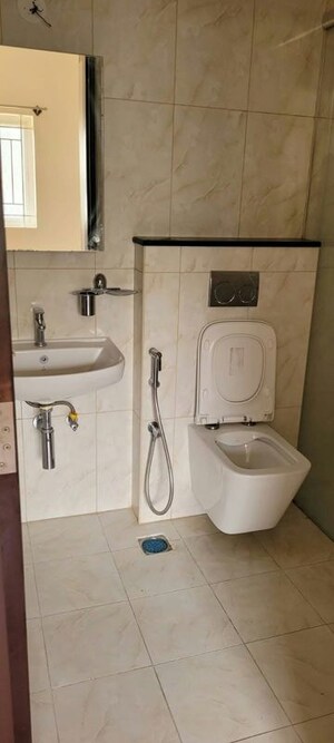 Bathroom in 2 BHK Apartment at Sri Malleshwaram Enclave, Malleswaram – for Rent