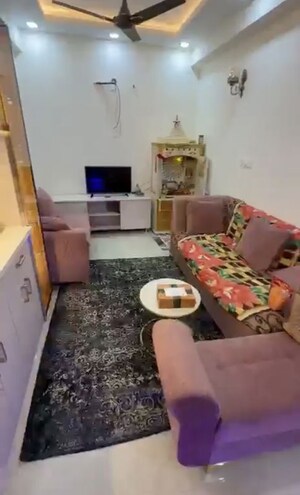 Living Room in 1 RK Apartment at AVJ Heights, Zeta I Greater Noida – for Rent