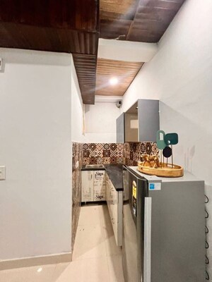 Kitchen in 1 BHK Builder Floor at Saket – for Rent