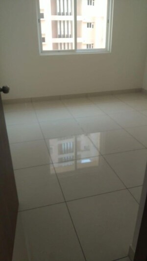 Bathroom in 2 BHK Apartment at Bhartiya Nikoo Homes Phase 2, Thanisandra Main Road – for Rent