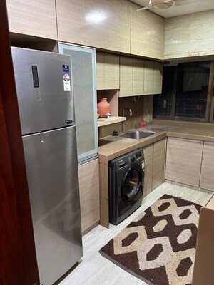 Kitchen in 3 BHK Apartment at Rohit Apartments, Andheri West – for Rent