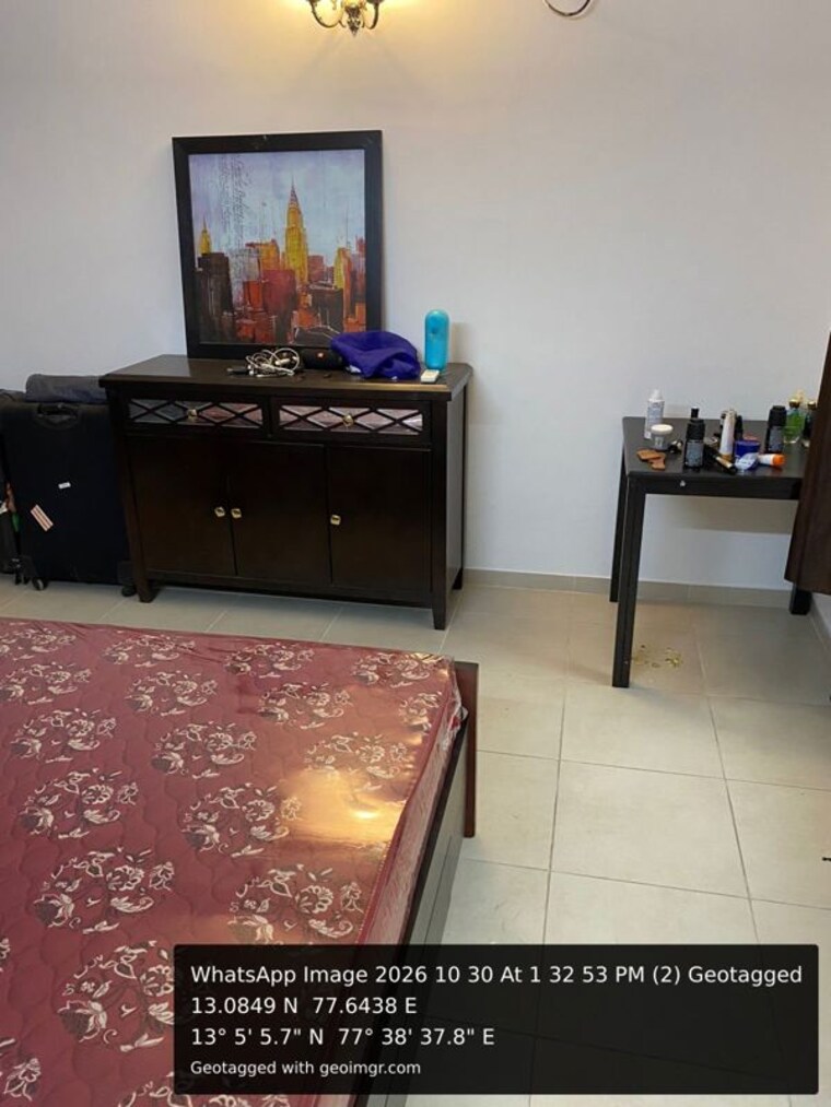 Bedroom, bhartiya-nikoo-homes 3.5 Bedroom 1917 Sq.Ft. Apartment In Thanisandra Main Road Bangalore 10795592