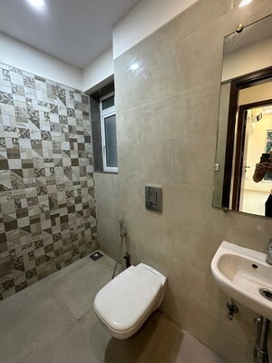 Bathroom in 2 BHK Apartment at DLH Legacy, Juhu – for Rent