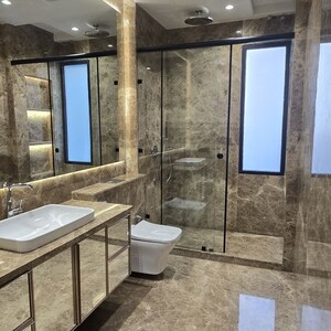 Attached Bathroom in 4 BHK Builder Floor at Sushant Lok I – for Rent