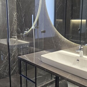 Attached Bathroom in 4 BHK Builder Floor at Sushant Lok I – for Rent