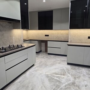 Kitchen in 4 BHK Builder Floor at Sushant Lok I – for Rent
